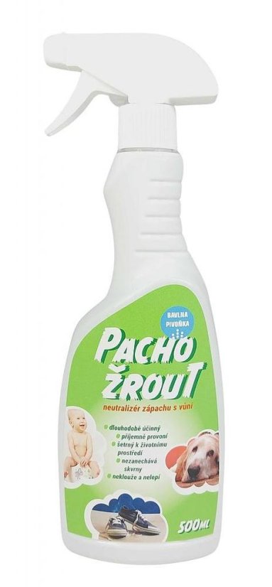 PACHOŽROUT neutralizér zápachu bavlna Pivoňka 500 ml