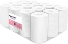 Harmony ručník v roli Professional 2-vrstvý 20cm/55m/ 12ks MIDI celulóza, s vytrhávací dutinkou