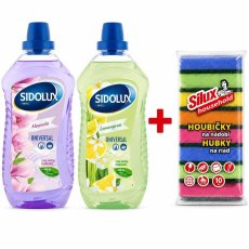 Sidolux Universal 1 l Lemongrass + Magnolia + houbičky na nádobí zdarma