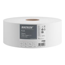 Katrin papír toaletní JUMBO Plus 280 mm, 2-vrstvý, bílý / 6ks