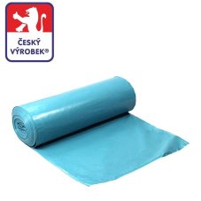 Pytel na odpadky 70 x 110 cm, 120 l (40 mic) 25 ks - modrý
