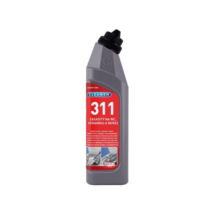 Cleamen 311 WC čistič 750 ml na nerez a keramiku Cleamen 311 WC čistič 750 ml na nerez a keramiku