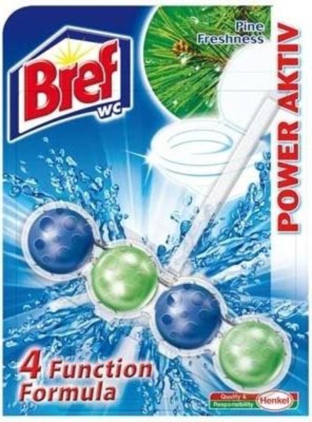 Bref WC Power Aktiv Pine 50g kuličky