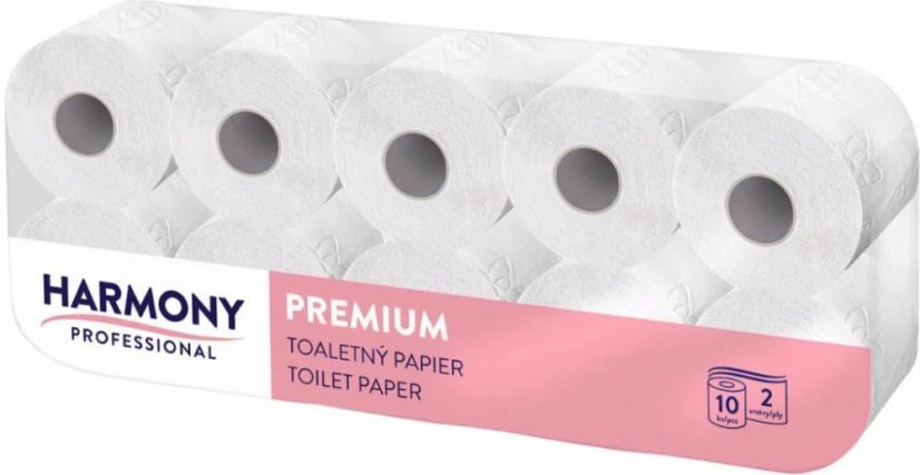 Harmony papír toaletní Professional 2-vrstvý celulózový / 10 x 24 m
