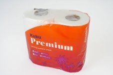 Papír toaletní Kuku Premium 2-vrstvý, 100% celulóza, 4x20 m
