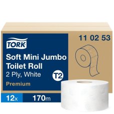 Tork papír toaletní Mini Jumbo 2-vrstvý / 12 ks