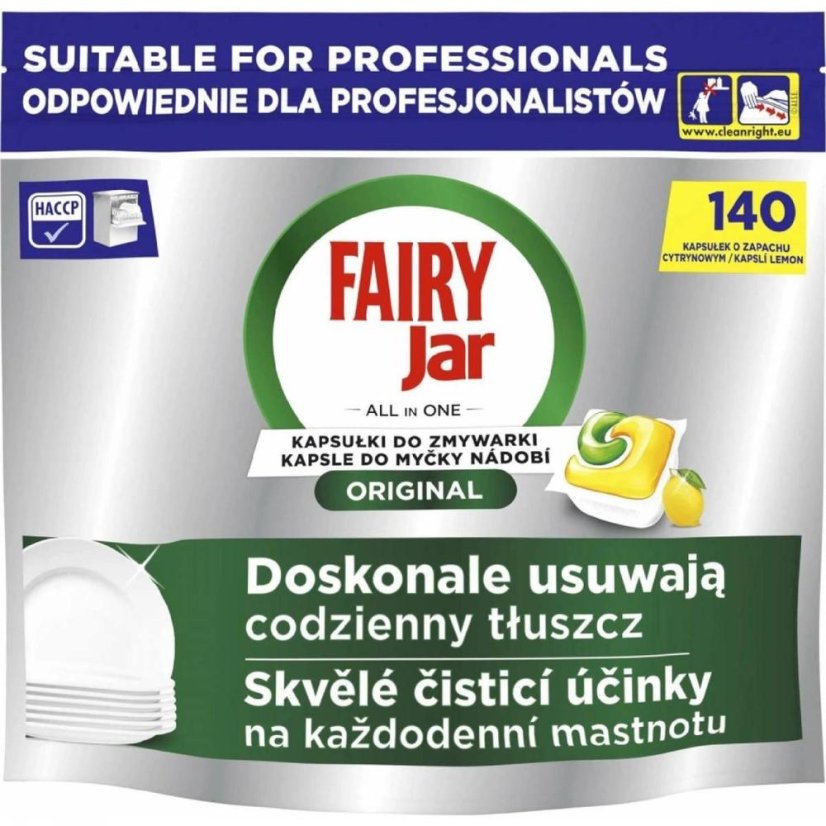 Jar FAIRY All in 1 Professional kapsle 140 ks