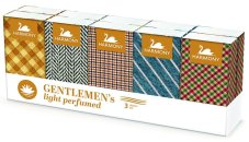 Kapesníčky papírové Gentlemens 3-vrs. s klipem 10ks