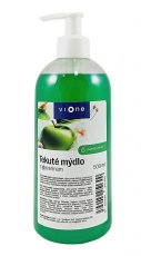 Mýdlo tekuté s perletí Vione s pumpičkou 500 ml zelené jablko