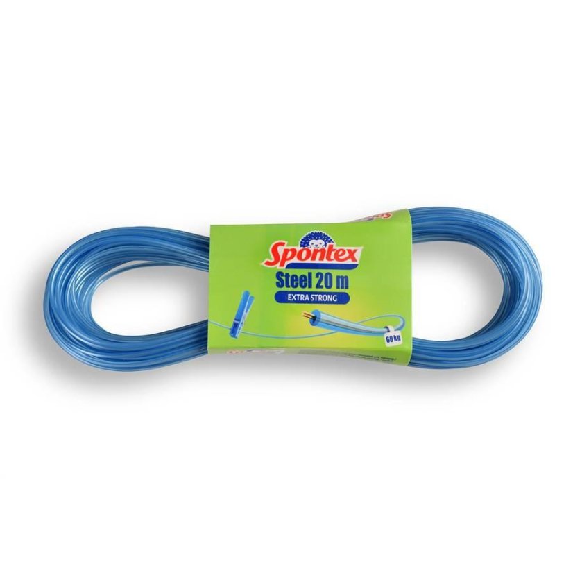 Spontex šňůra na prádlo s ocelovým lankem 20 m