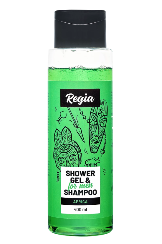 Šampon a sprchový gel Regia Africa for men 400 ml Šampon a sprchový gel Regia Africa for men 400 ml