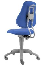 Alba dětská rostoucí židle Fuxo - V-line, modrá / šedá