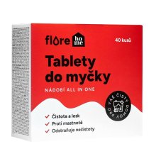 FloreHome Tablety do myčky nádobí All-in-one, 40 ks