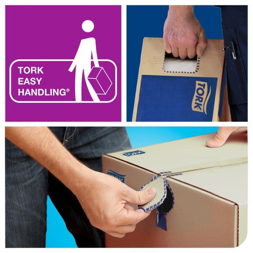 Tork ručník v roli , matic H1, 1-vrstvý, bílý 280m, 1120 útržků, 6 ks