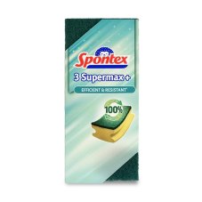 Spontex houbička tvarovaná velká  Supermax+ 3ks