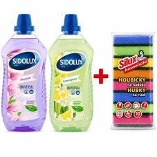 Sidolux Universal 1 l Lemongrass + Magnolia + houbičky na nádobí zdarma