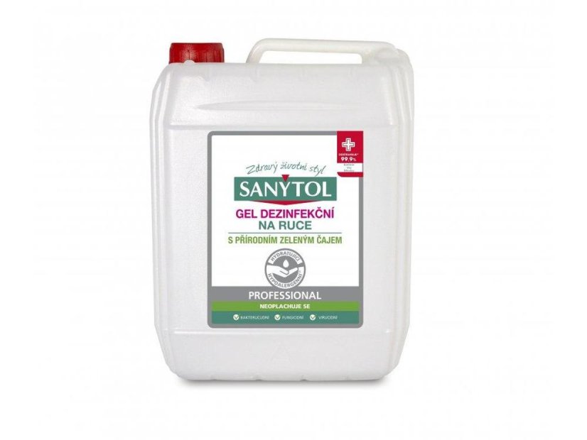 Sanytol Professional dezinfekční gel na ruce 5 l