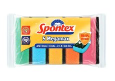 Spontex houbička Megamax antibak 5 ks