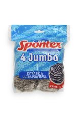 Spontex drátěnka nerez Jumbo 4 ks