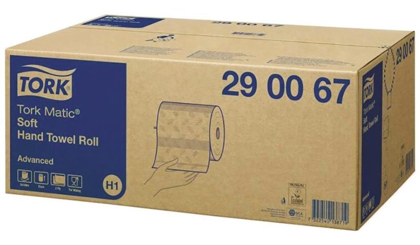 Tork ručník v roli Matic 2-vrstvý bílý 150m, 600 útržků