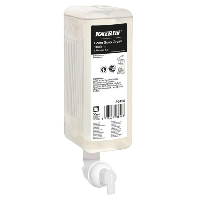 Katrin mýdlo pěnové Green 1000 ml aroma