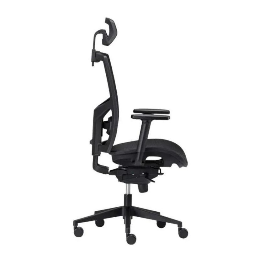 Alba kancelářská židle Game - černá, celosíť, synchro, 2GSS01