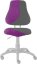 Alba dětská rostoucí židle Fuxo - S-line, fialová / šedá