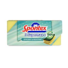 Spontex houbička tvarovaná velká  Supermax+ 3ks