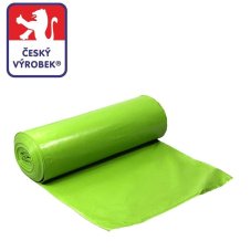 Pytel na odpadky 70 x 110 cm, 120l (80mic) 15ks - zelené
