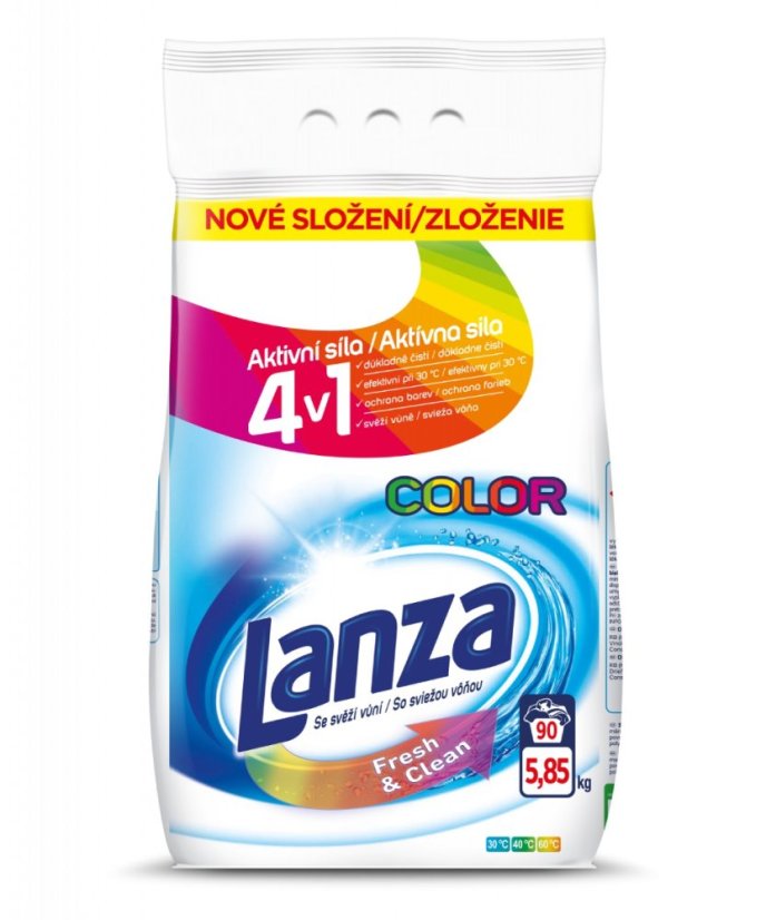 Prášek na praní Lanza Color 5,85kg (90PD)