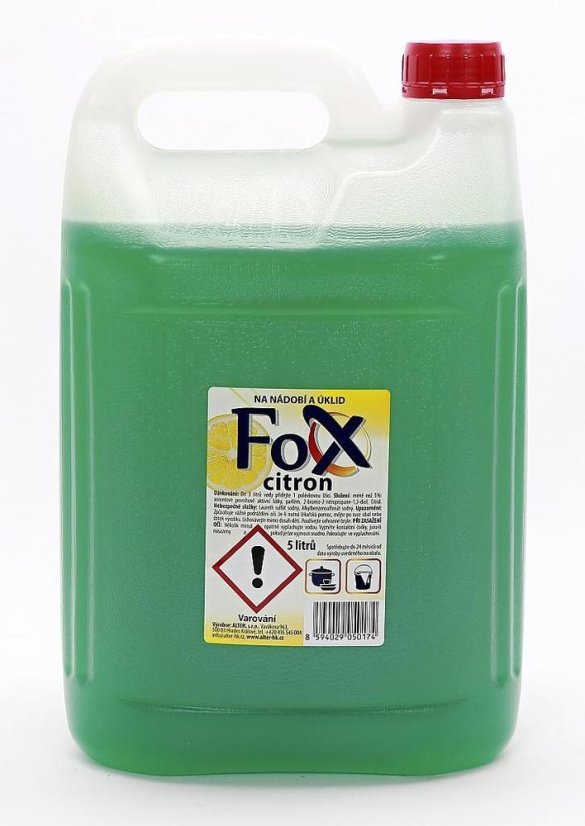 Fox Citron na nádobí a úklid 5 l