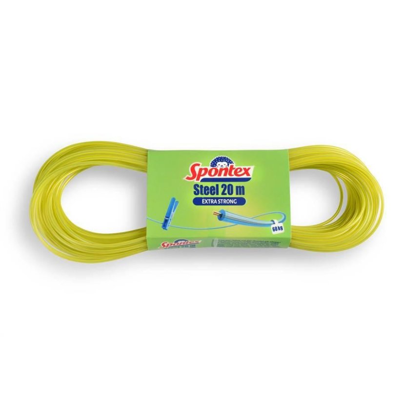 Spontex šňůra na prádlo s ocelovým lankem 20 m