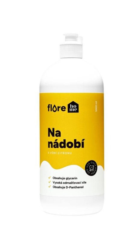 FloreHome Na nádobí citron 1 l, odklap FloreHome Na nádobí citron 1 l, odklap