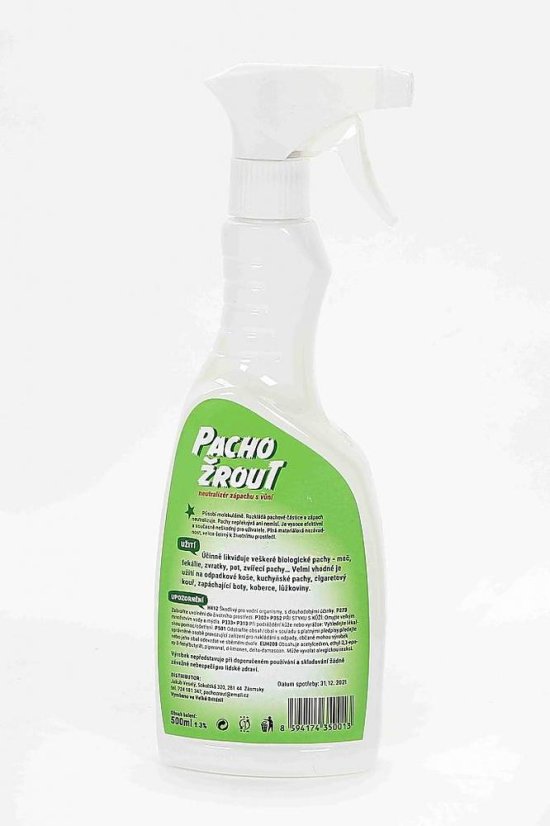 PACHOŽROUT neutralizér zápachu broskev-meruňka 500 ml