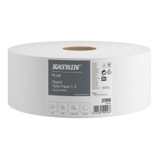 Katrin papír toaletní JUMBO Plus 280 mm, 2-vrstvý, bílý / 6ks