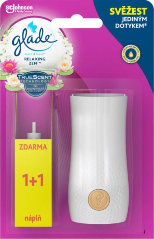 BRISE Glade One touch osvěžovač vzduchu Jap. zahrada strojek 1+1 náplň