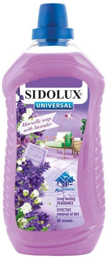 Sidolux Universal 1 l Marseilské mýdlo s levandulí Sidolux Universal 1 l Marseilské mýdlo s levandulí
