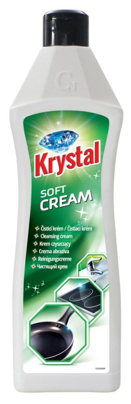 Krystal čístící krém 600 g jemný i pro sklokeramické desky