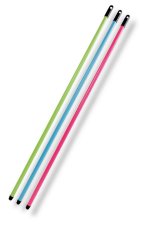 Hůl kovová 120 cm, jemný závit, závěs