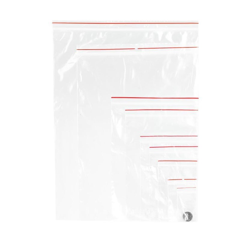 Sáček PE s rychlouzavíráním 70 x 100 mm, 40 mic / 100 ks