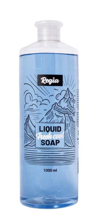 Mýdlo tekuté Regia Fresh Cool modré 1 l Mýdlo tekuté Regia Fresh Cool modré 1 l
