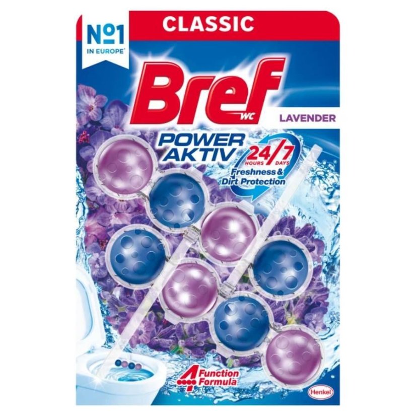 Bref WC Power Aktiv Levandule 2x 50g kuličky Bref WC Power Aktiv Levandule 2x 50g kuličky