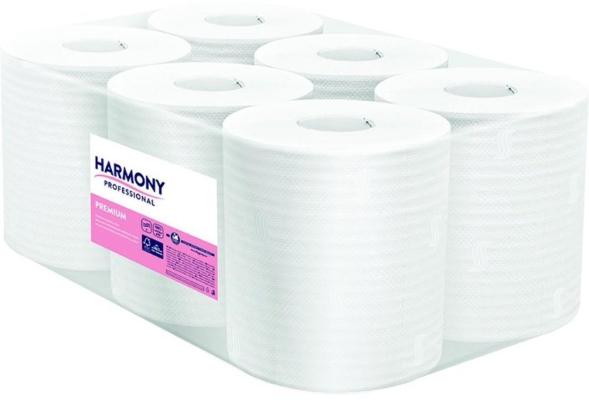 Harmony ručník v roli Autocut Professional 2-vrstvý, 6 x 150m / 6ks Harmony ručník v roli Autocut Professional 2-vrstvý, 6 x 150m / 6ks