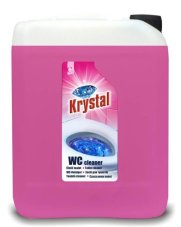 Krystal WC čistič na nerez a keramiku 5 l růžový