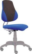 Alba dětská rostoucí židle Fuxo - V-line, modrá / šedá