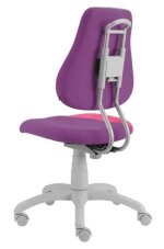 Alba dětská rostoucí židle Fuxo - S-line, růžová / fialová
