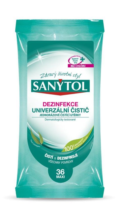 Sanytol dezinfekční utěrky 36 ks