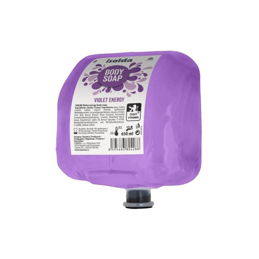 Isolda mýdlo tekuté 650 ml energy Isolda mýdlo tekuté 650 ml energy