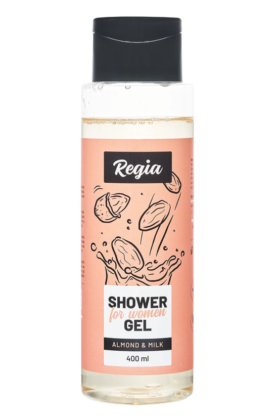 Sprchový gel Regia Almond and Milk for women 400 ml