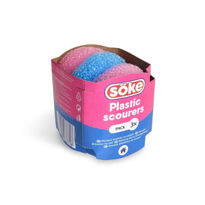 Söke drátěnka plastová 3ks